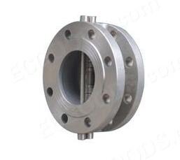 對(duì)夾蝶式止回閥