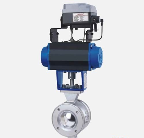 精小型氣動V型（調節/切斷）球閥