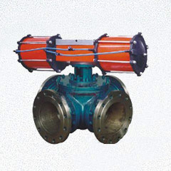 Q646氣動四通球閥