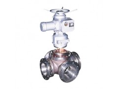 Q946電動四通球閥 